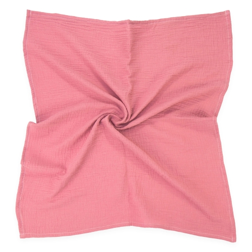 Pieluszka / okrycie muślinowe 100x75 cm Premium - Retro pink