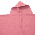 Okrycie kąpielowe muślinowe Premium - Retro pink