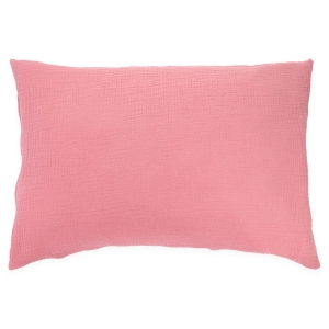 Poszewka 40x60 cm muślinowa Premium - Retro pink