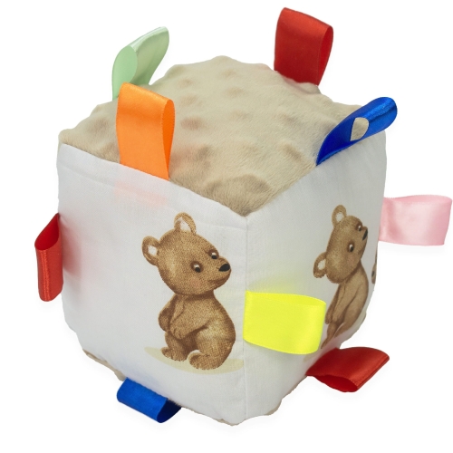 Kostka - Teddy / Minky kawowy