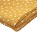 Kocyk Muślinowy 75 x 100 Premium - Kotki musztardowe