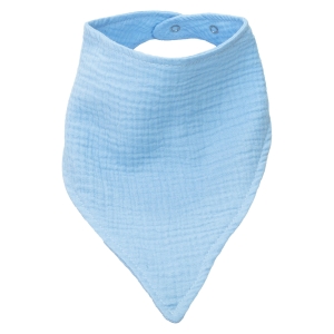 Śliniak / apaszka muślinowa Premium - Baby blue