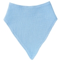 Śliniak / apaszka muślinowa Premium - Baby blue