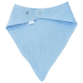 Śliniak / apaszka muślinowa Premium - Baby blue