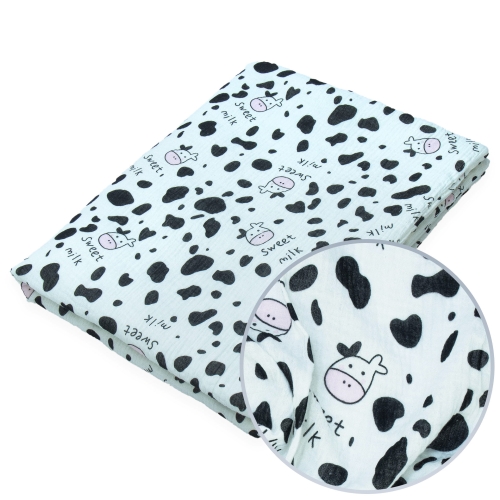 Kocyk Muślinowy 75 x 100 Premium - Sweet Milk