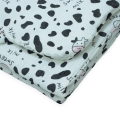 Kocyk Muślinowy 75 x 100 + podusia Miś Premium - Sweet Milk