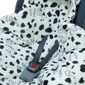 Kocyk do fotelika Muślinowy z uszkami Premium - Sweet Milk