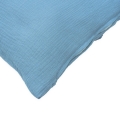 Poszewka 40x40 cm muślinowa Premium - Jeans