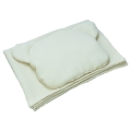 Kocyk Muślinowy 75 x 100 + podusia Miś Premium bez wypełnienia - Ivory