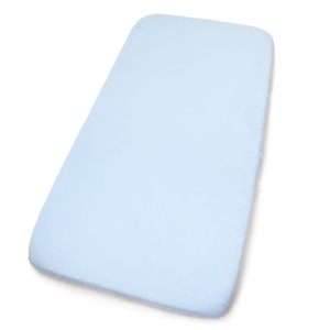 Prześcieradło 110 x 58 cm muślinowe Premium - Baby blue