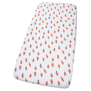 Prześcieradło 76x43 cm muślinowe Premium - Marchewki