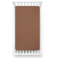 Prześcieradło 120 x 60 cm muślinowe Premium - Mocha Mousse