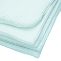 Kocyk 75 x 100 + podusia Wafel wypełnienie - White