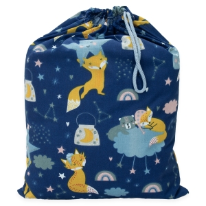Worek na buty 30 x 40 cm - Liski w kosmosie