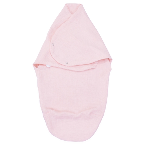 Otulacz dla niemowląt Muślin - Baby pink