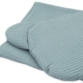 Kocyk 75 x 100 + podusia Wafel bez wypełnienia - Silver