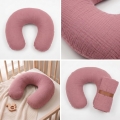 Rogal do karmienia rozbieralny muślin - Retro Pink
