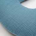Rogal do karmienia rozbieralny muślin - Jeans