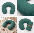 Rogal do karmienia rozbieralny muślin - Emerald
