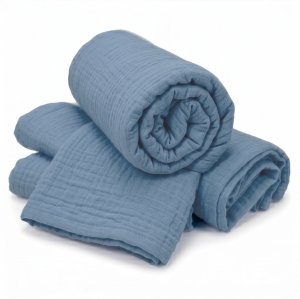 Pieluszka muślinowa 35 x 35 cm - 3 szt. Premium - Jeans