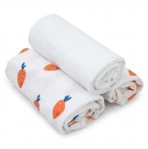Pieluszki muślinowe 3 szt. Premium - Zestaw 12