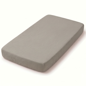 Prześcieradło 76x43 cm muślinowe Premium - Latte