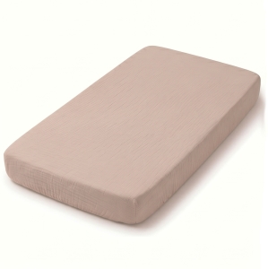 Prześcieradło 50x83 cm muślinowe Premium - Cocoa