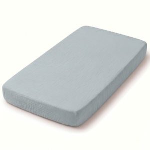Prześcieradło 50x83 cm muślinowe Premium - Silver