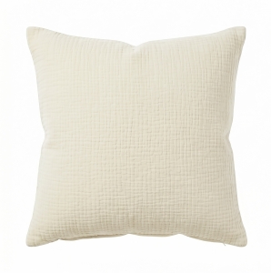 Poszewka 40x40 cm muślinowa Premium - Ivory