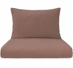 Pościel 135x100 cm muślinowa Premium - Mocha Mousse