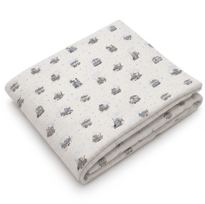 Kocyk Muślinowy 75 x 100 Premium - Pojazdy