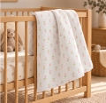 Kocyk Muślinowy 75 x 100 Premium - Tulipany
